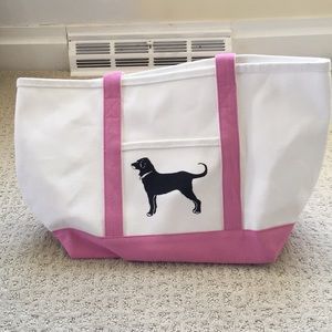 Black Dog Tote Bag